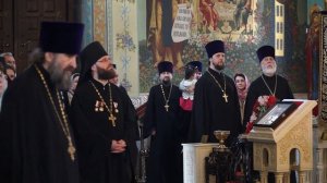 В Иверском храме епархиального дома встретили престольный праздник