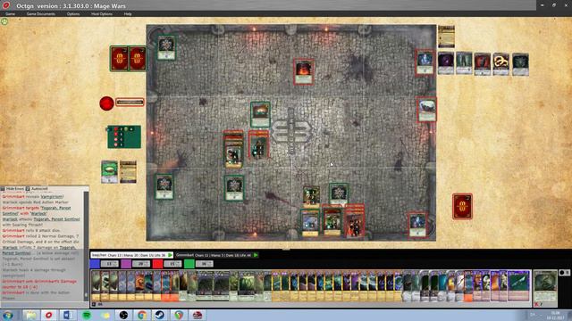 Wolverine Beastmaster vs Brutal Warlock - Mage Wars Battle #50 смотреть онлайн