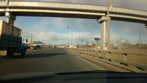 МКАД Каширское шоссе, тяжело разобраться при съезде