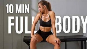 10-Минутная гибридная тренировка ВСЕГО ТЕЛА с отягощениями - Основная, Кардиотренировочная и Силовая