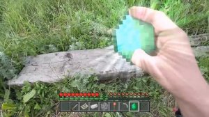 Minecraft in Real Life POV - HOW TO BUILD DIAMOND HOUSE  Realistic Texture Pack