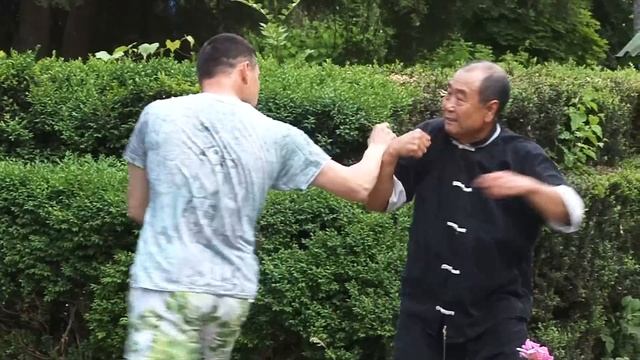 Pushing Hands - Tuishou - Wushu Master Mu Yuchun in action смотреть онлайн