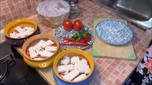 Сирене по шопски - Брынза по шопски с овощами, самое вкусное болгарское блюдо. Быстрый обед или ужи