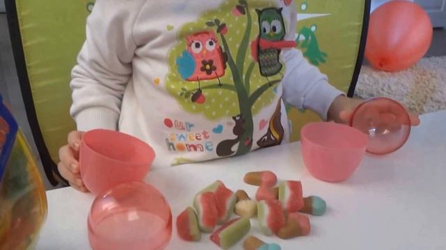Ayıcık haribo ve  sürpriz süpriz Много сюрпризов с конфетами) Медвежуйки HORIBO