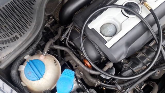 Двигатель CDAB, работа регулятора фаз без давления масла. смотреть онлайн