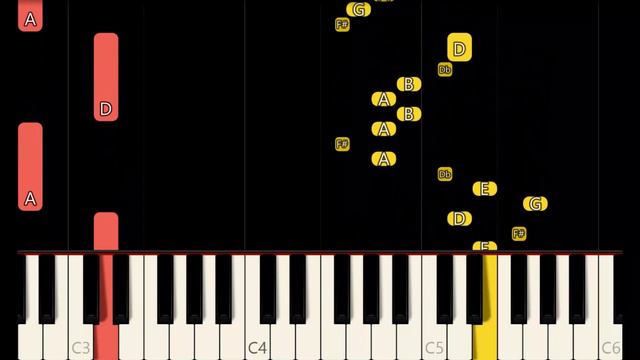 THE MORE WE GET TOGETHER [ HD ] - NURSERY SONG | EASY PIANO смотреть онлайн