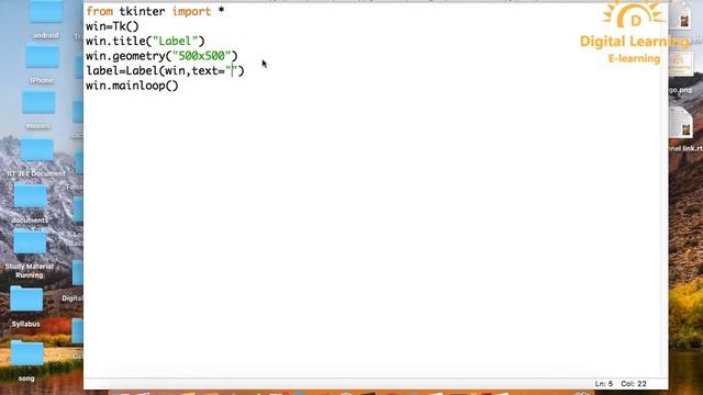 87 Python Tkinter Label | Online Training Download app from below link смотреть онлайн