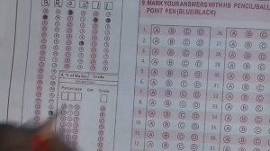 Sample OMR answer sheet|| How to fill answersheet|| CBSE 2023-24