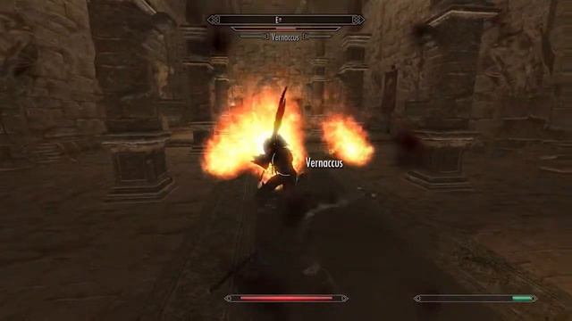 Skyrim SoulsBorne Vigilant Boss Fights part 1 смотреть онлайн