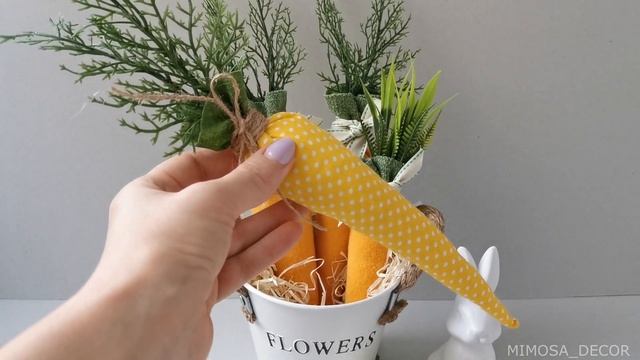 Fabric Сarrots DIY / Easy No Sew/ Different Ways / Как сделать морковку из ткани (без шитья)