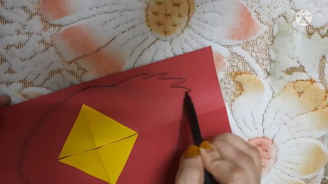 Angry Bird greeting card from waste scrapbook papers смотреть онлайн