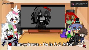Fnaf Security Breach react to Afton family | pt.1 | read desc | Elizabeth & C.C