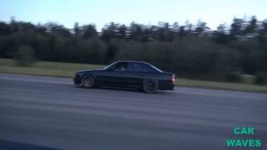 Bugatti Veyron vs BMW M5 E34 Turbo