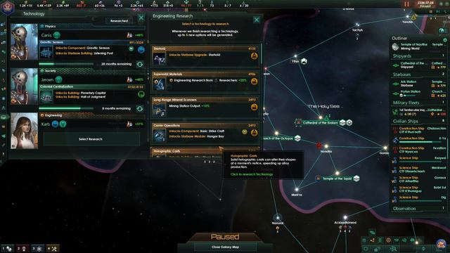Stellaris: Federations - Vultaumar - The Vultaum Homeworld - EP9 смотреть онлайн
