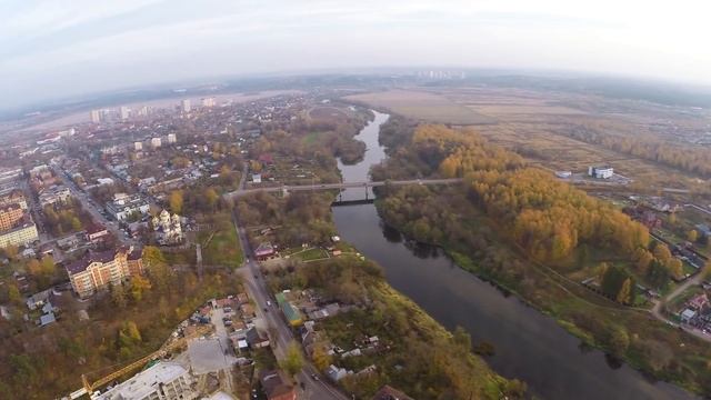 Звенигород. Аэросъемка 2. Октябрь 2014