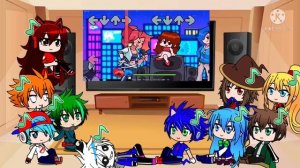 Fandoms react to If Mario was in FNF part 2 by SMG4