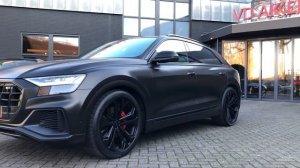 Satin Black Audi Q8