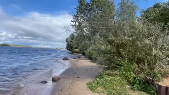 POV : Набережная Менделеева в Дубне . Пляж в институтской части смотреть онлайн