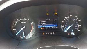 Как сбросить межсервисный интервал замены масла на Ford Edqe.