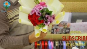 top 10 wrapping flower tutorial || How to wrap a bouquet of flowers