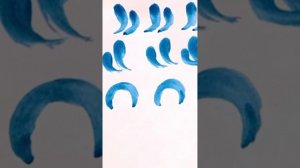 Азбука рисования Гжельской розы.