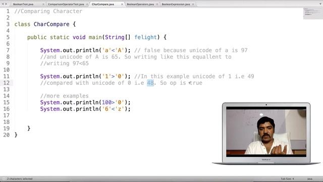 [Java Basics] Character Comparison in Java | Comparing for unicode of character in Java смотреть онлайн