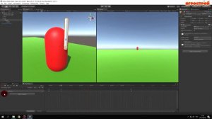 Скриптинг в Unity 5,создание врага,анимация атаки,дистанция,расстояние в Unity
