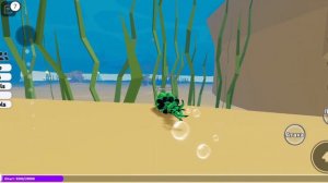 Новогодний обзор игры в Roblox "Животный Сим: Под водой"