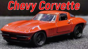 Chevy Corvette Модель машины Масштаб 1:32 Jada Металлическая модель автомобиля