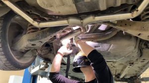 Раздвоение выхлопа на автомобиле Volkswagen Passat с изменением звука