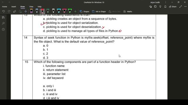 CBSE Class 12 Computer Science Term 1 Sample Paper Detailed Solution | Section A