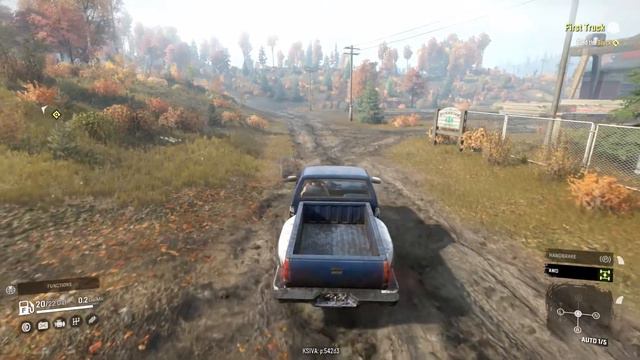 SNOWRUNNER Gameplay -  PART 2 - Finding the First Truck GMC MH9500