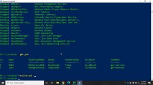 Working with PowerShell background jobs