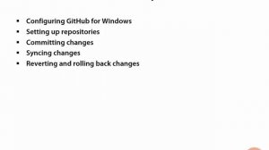 GitHub for Windows Basics 7  Summary