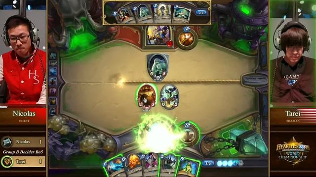 Nicolas vs. Tarei - Group B - Match 5 - Hearthstone World Championship 2014 смотреть онлайн