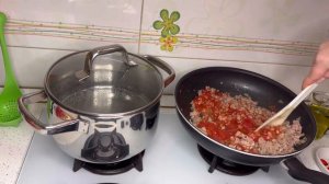 СПАГЕТТИ С ФАРШЕМ! Очень вкусно, быстро и просто!