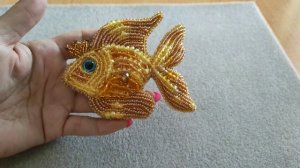 БРОШЬ "ЗОЛОТАЯ РЫБКА"