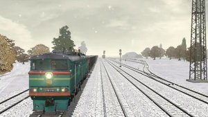 MSTS / Microsoft Train Simulator || 2ТЭ10УТ-0091 - Битум, часть 2 || Маршрут "Малохитовка"