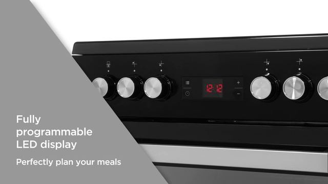 Beko XDC653K 60 cm Electric Ceramic Cooker - Black & Silver | Product Overview | Currys PC World смотреть онлайн