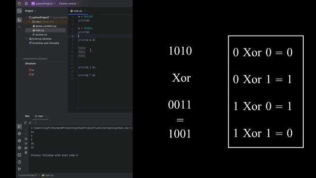 Python Tutorial: Binary Operations