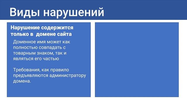 Защита прав на товарный знак в доменных спорах смотреть онлайн