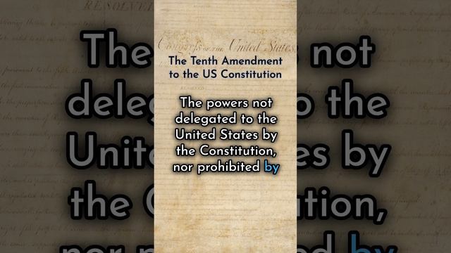 The Tenth Amendment to the US Constitution #quotes #billofrights #constitution #vote