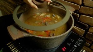 Восточная кухня! Шурпа из баранины! Вкусная шурпа! Съедается подчистую!