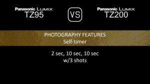 Panasonic Lumix TZ95 vs. Panasonic Lumix TZ200: A Comparison of Specifications