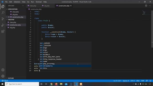 OOP In PHP | Object Oriented Programming In PHP | PHP Tutorial For Beginners | Simplilearn