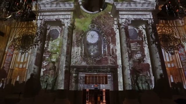Интерьерное 3д мэппинг шоу на 8-й юбилей ресторанного комплекса Летний дворец