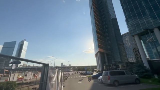 Москва-Сити 2023 прогулка по набережной