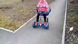 Гироскутер плюс кресло и два колеса.