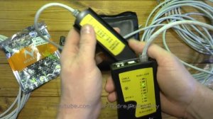 Кримпер и кабельный тестер (RJ-45, USB). Обжим витой пары и тестирование.