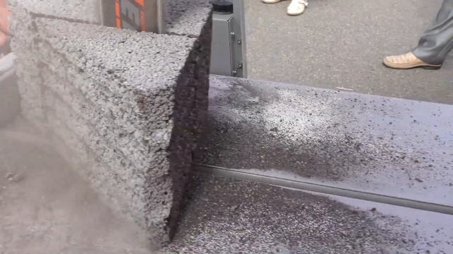 Распилка керамзитобетонных блоков